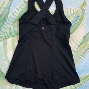 Lulu lemon black workout tank